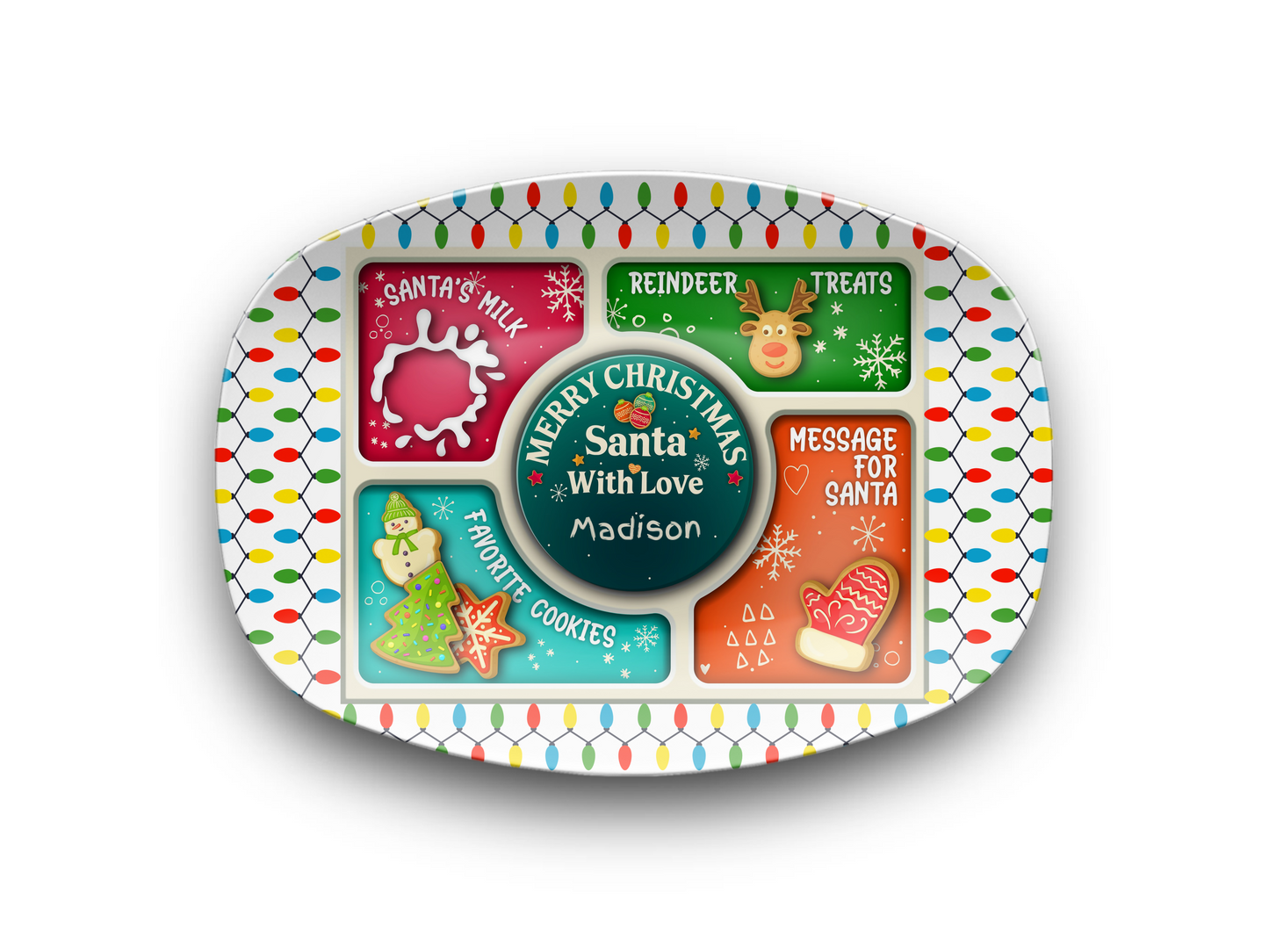 Santa’s Platter – Personalized Christmas Eve Cookie Plate