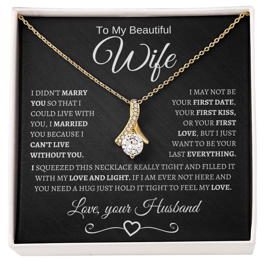 To My Beautiful WIfe | Alluring Beauty Necklace | BWS