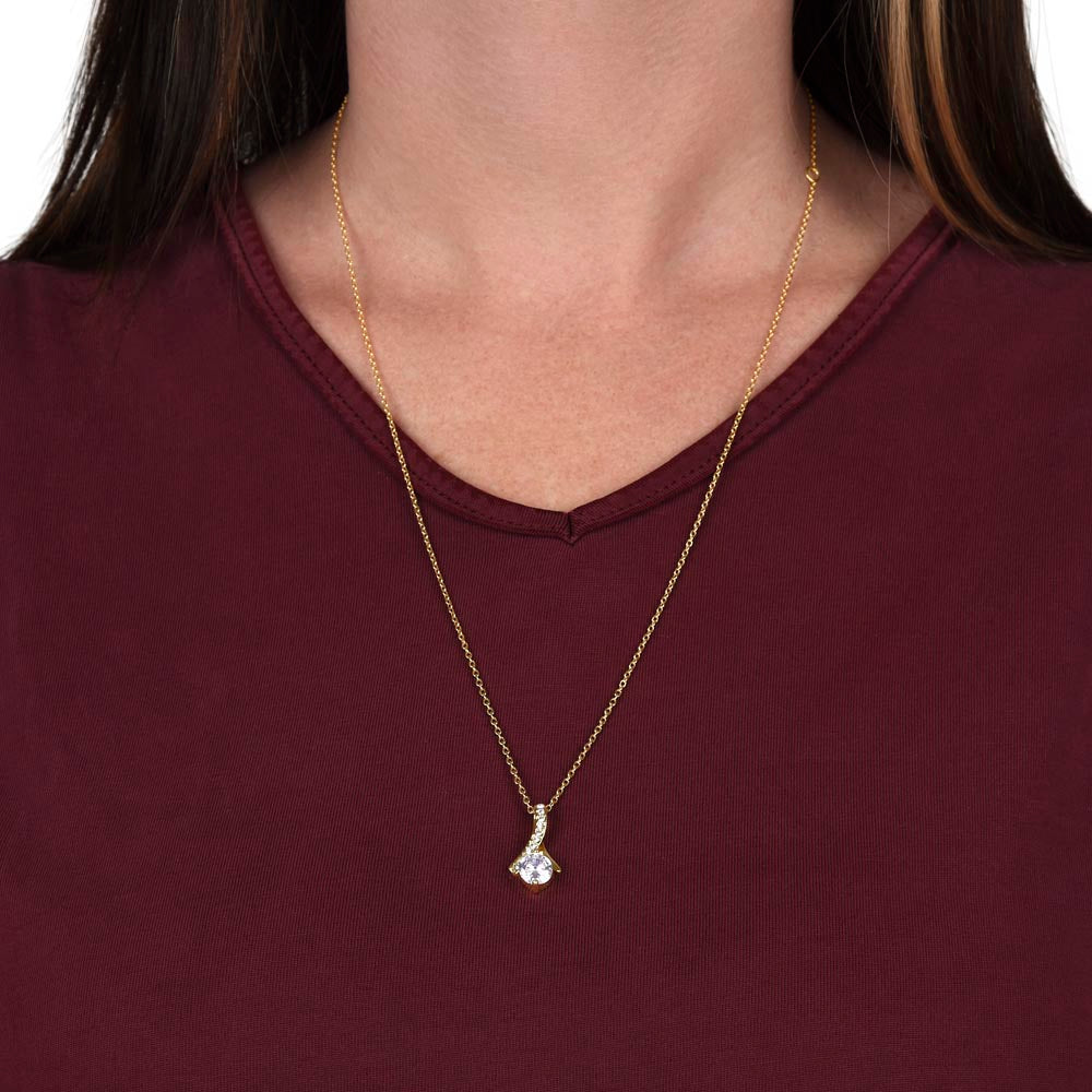 To My Beautiful Wife | Alluring Beauty Necklace | BG