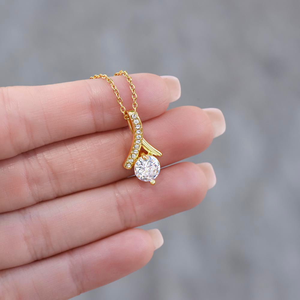 To My Beautiful Wife | Alluring Beauty Necklace | BG