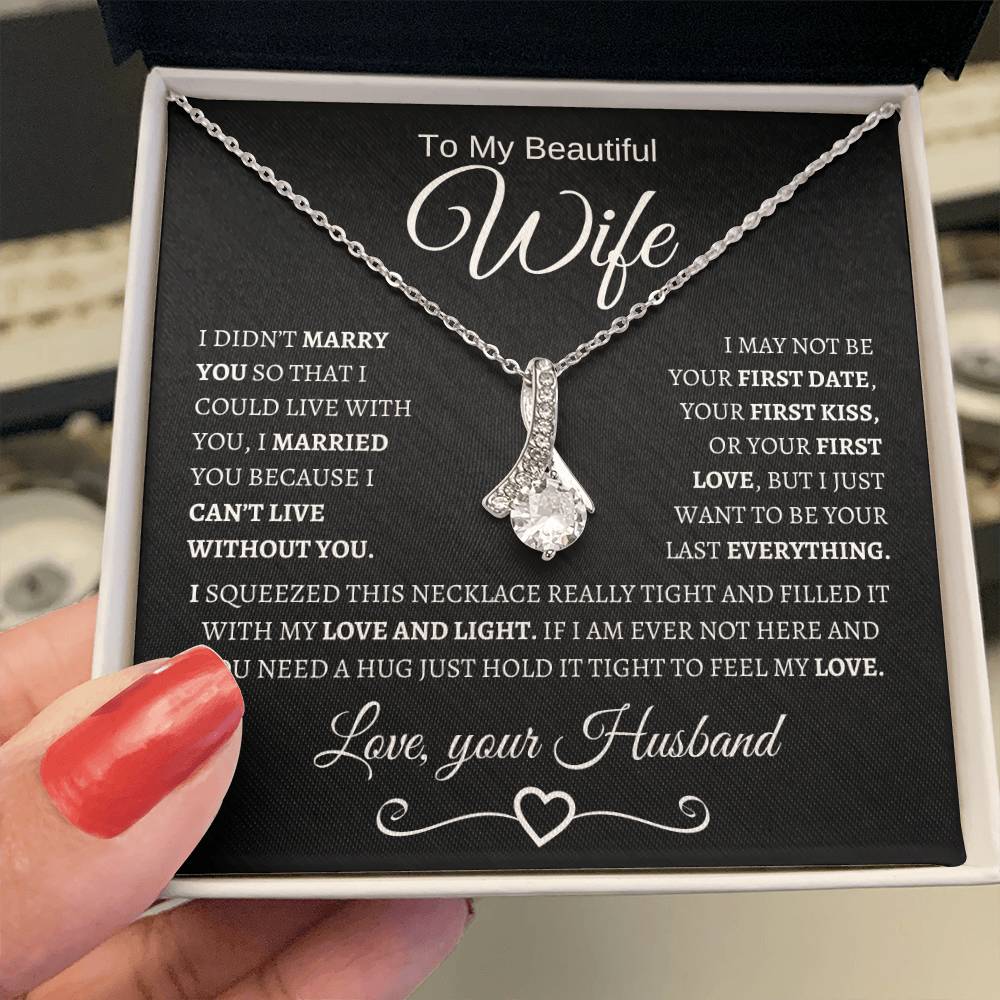 To My Beautiful WIfe | Alluring Beauty Necklace | BWS