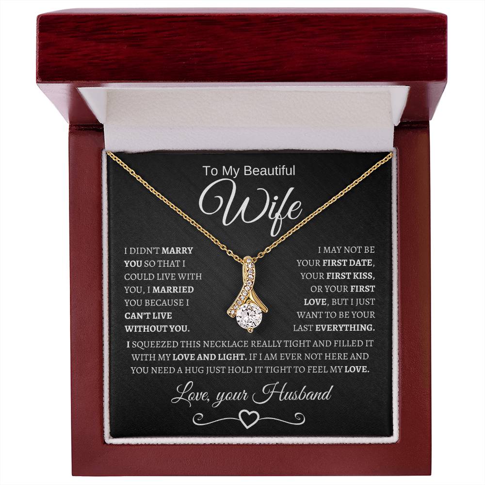 To My Beautiful WIfe | Alluring Beauty Necklace | BWS