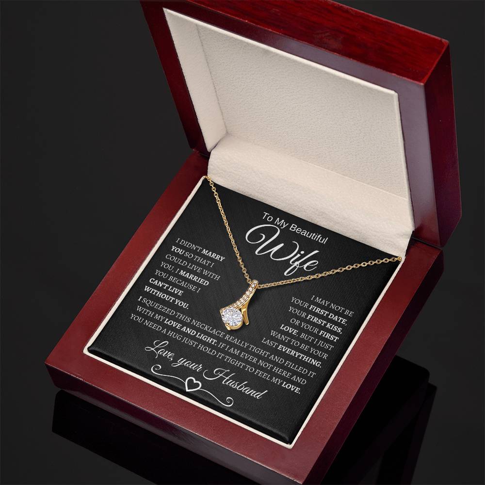 To My Beautiful WIfe | Alluring Beauty Necklace | BWS