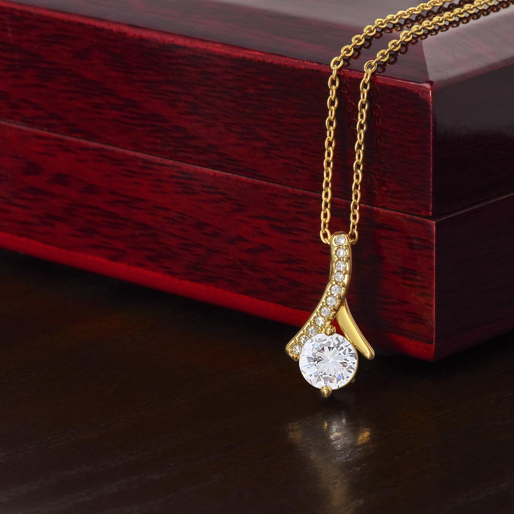 To My Beautiful Wife | Alluring Beauty Necklace | BG