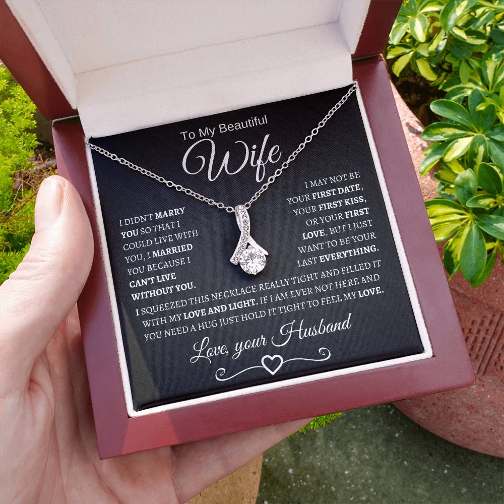 To My Beautiful WIfe | Alluring Beauty Necklace | BWS