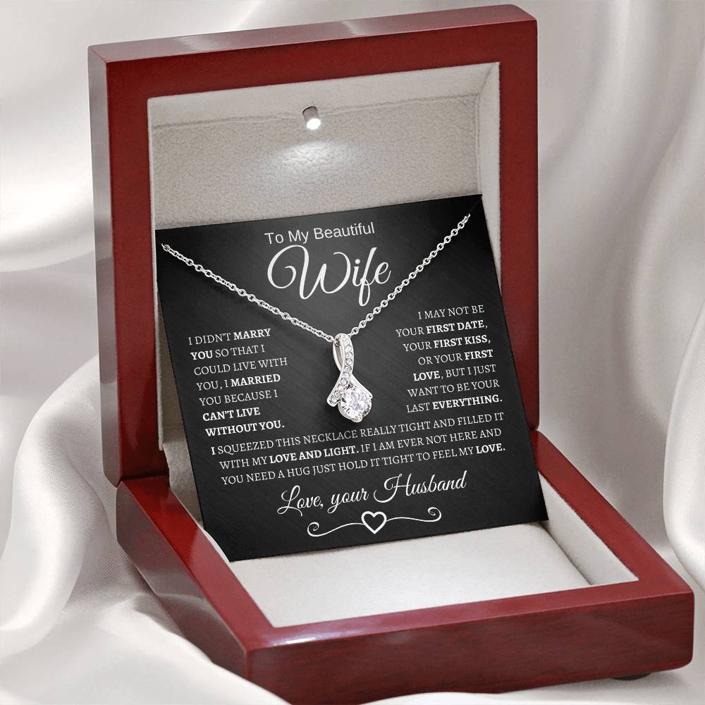 To My Beautiful WIfe | Alluring Beauty Necklace | BWS