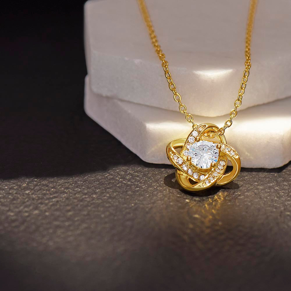 To My Gorgeous Wife | Love Knot Necklace | WBSF
