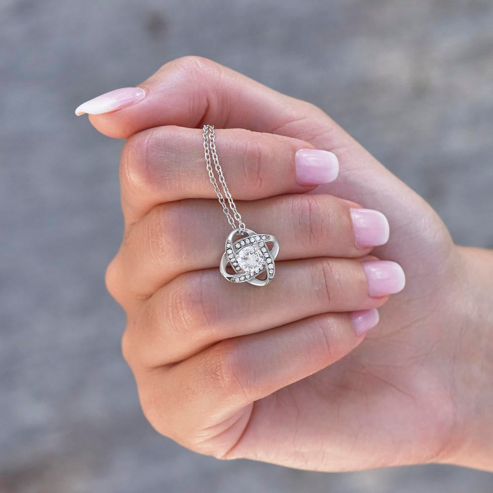 To My Gorgeous Wife | Love Knot Necklace | WBSF