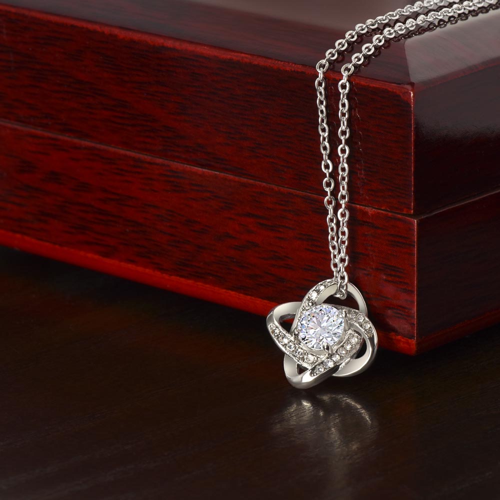 To My Gorgeous Wife | Love Knot Necklace | WBSF