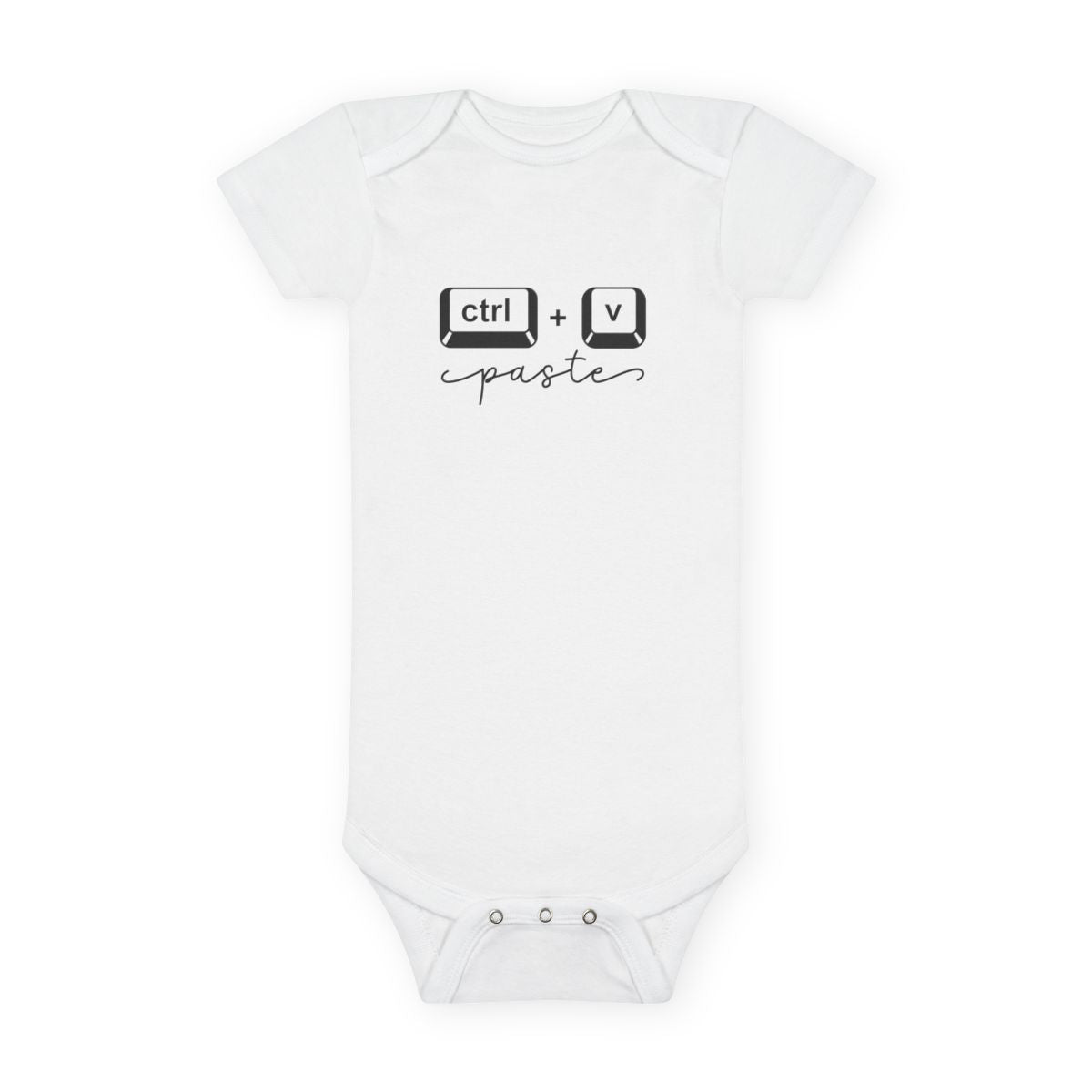 CTRL + V Baby Onesie® – The Paste to Dad’s Copy (Matching Family Outfit!)