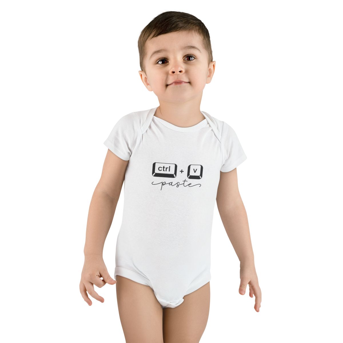 CTRL + V Baby Onesie® – The Paste to Dad’s Copy (Matching Family Outfit!)