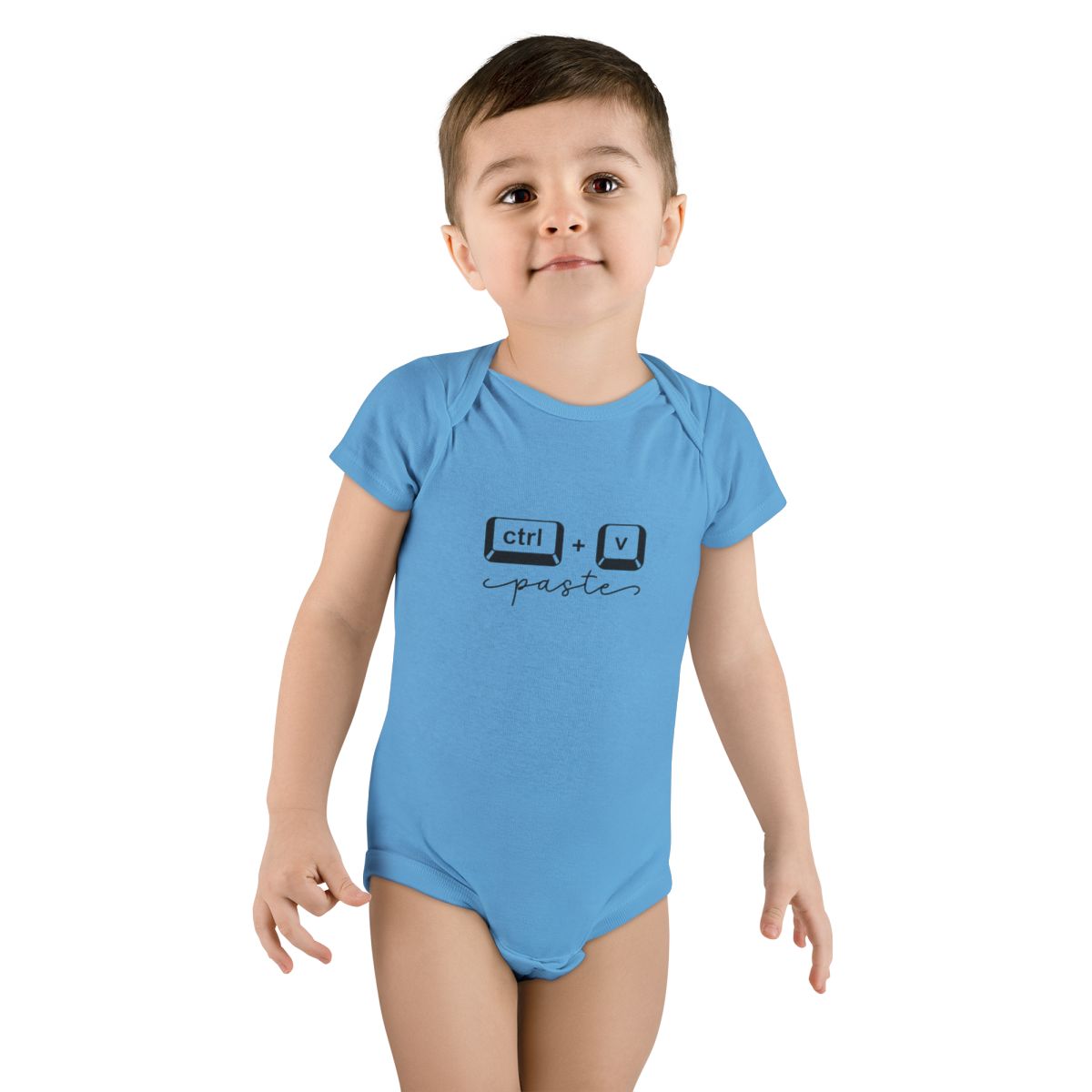 CTRL + V Baby Onesie® – The Paste to Dad’s Copy (Matching Family Outfit!)