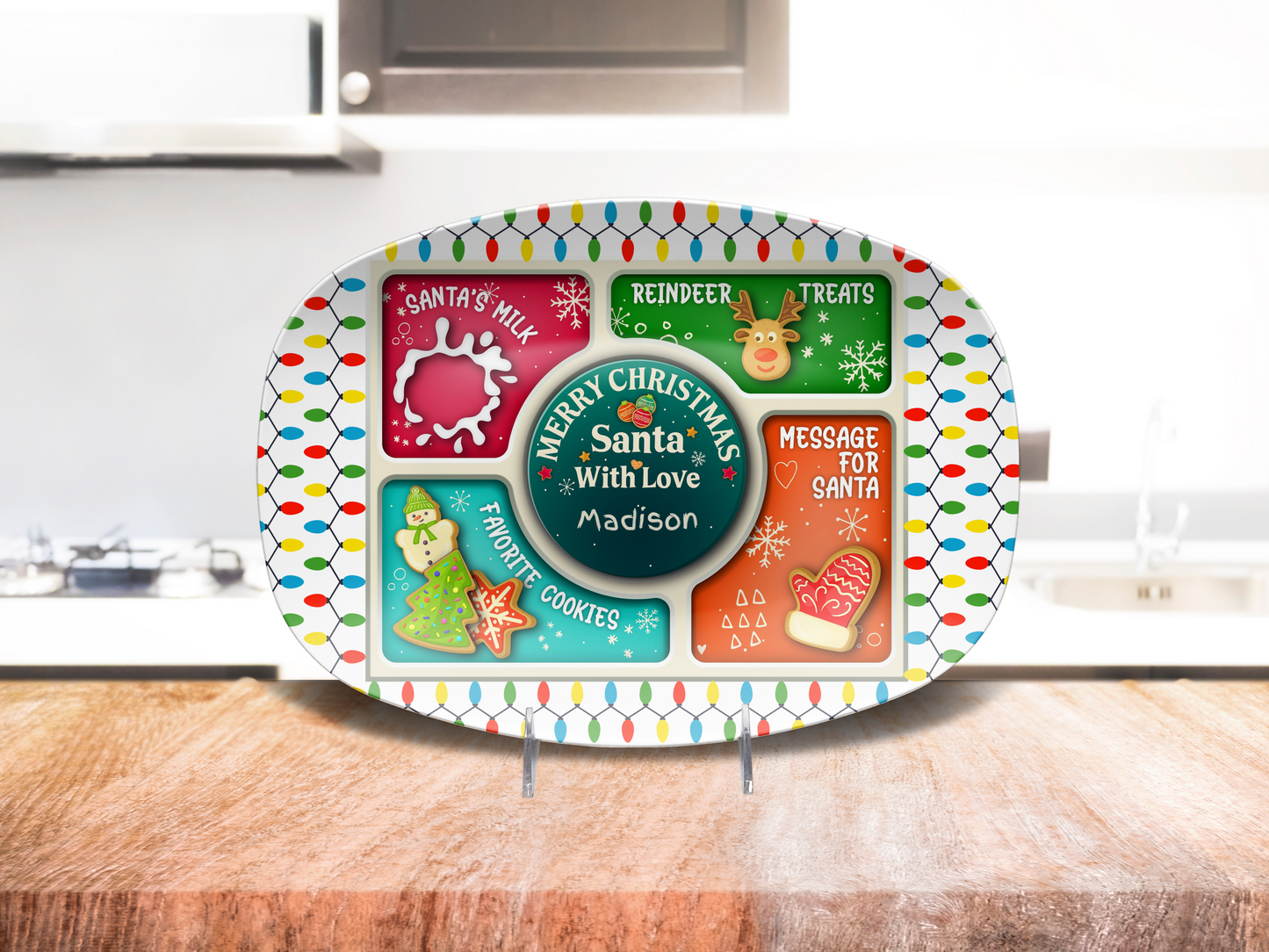 Santa’s Platter – Personalized Christmas Eve Cookie Plate