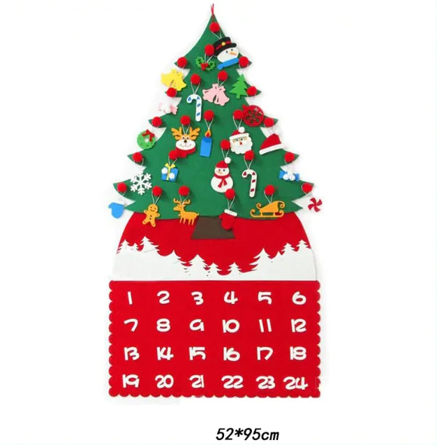 DIY 3D Felt Christmas Tree Craft Kit