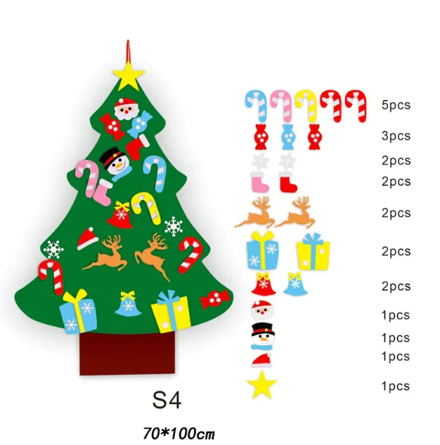 DIY 3D Felt Christmas Tree Craft Kit