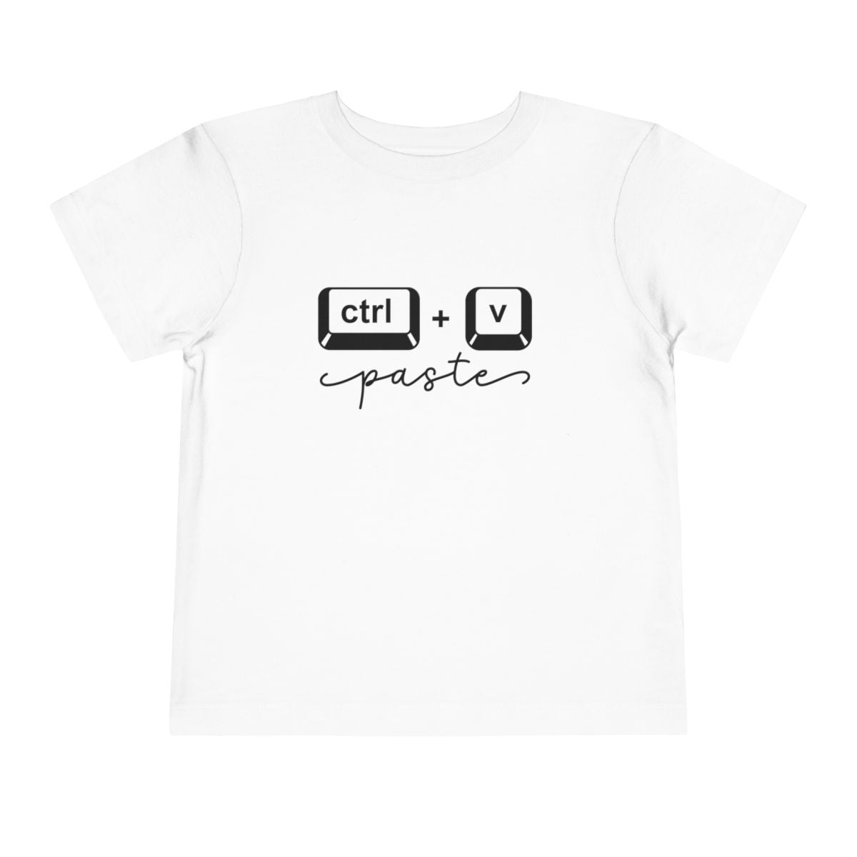 CTRL + V Toddler Tee – The Paste to Dad’s Copy (Matching Family Shirts!)