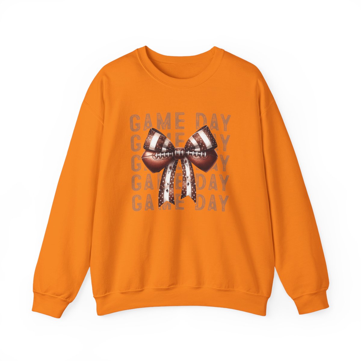 Game Day Sweatshirt – Cute Football Bow Crewneck for Women & Fans