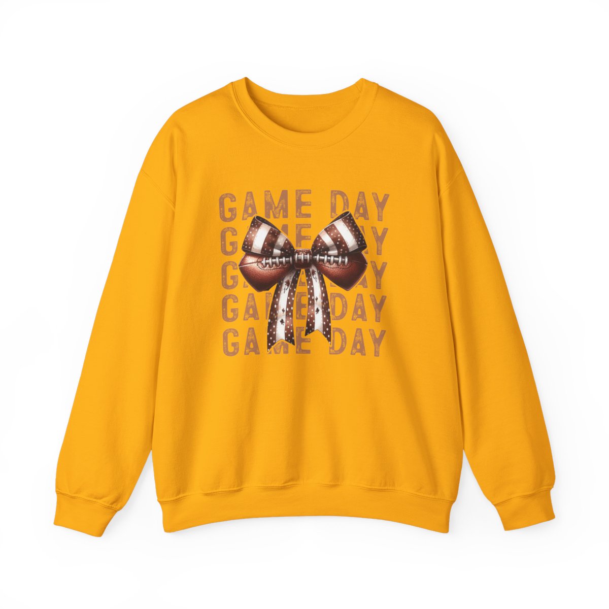 Game Day Sweatshirt – Cute Football Bow Crewneck for Women & Fans
