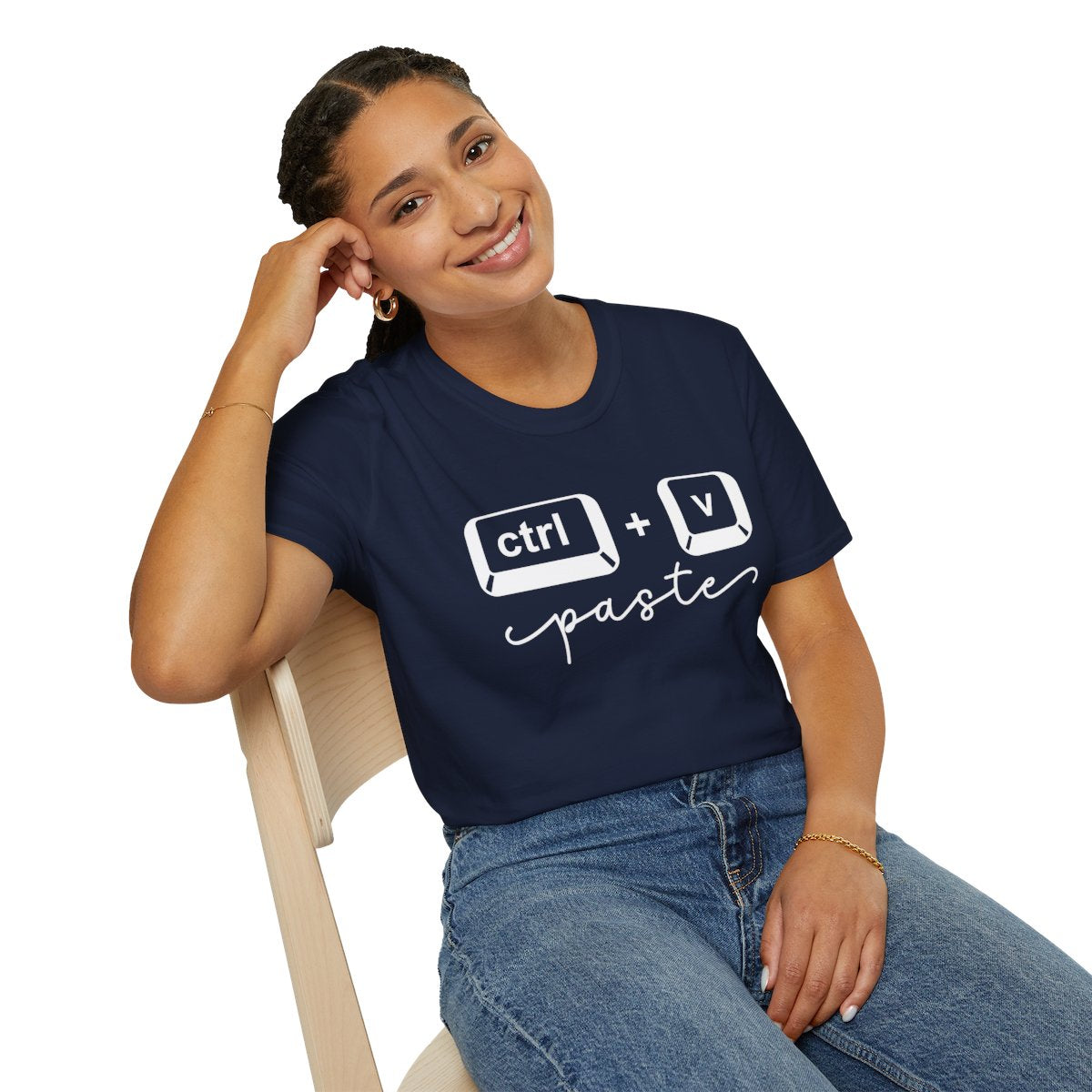 CTRL + V Adult Tee – The Paste to Dad’s Copy (Matching Family Shirts!)