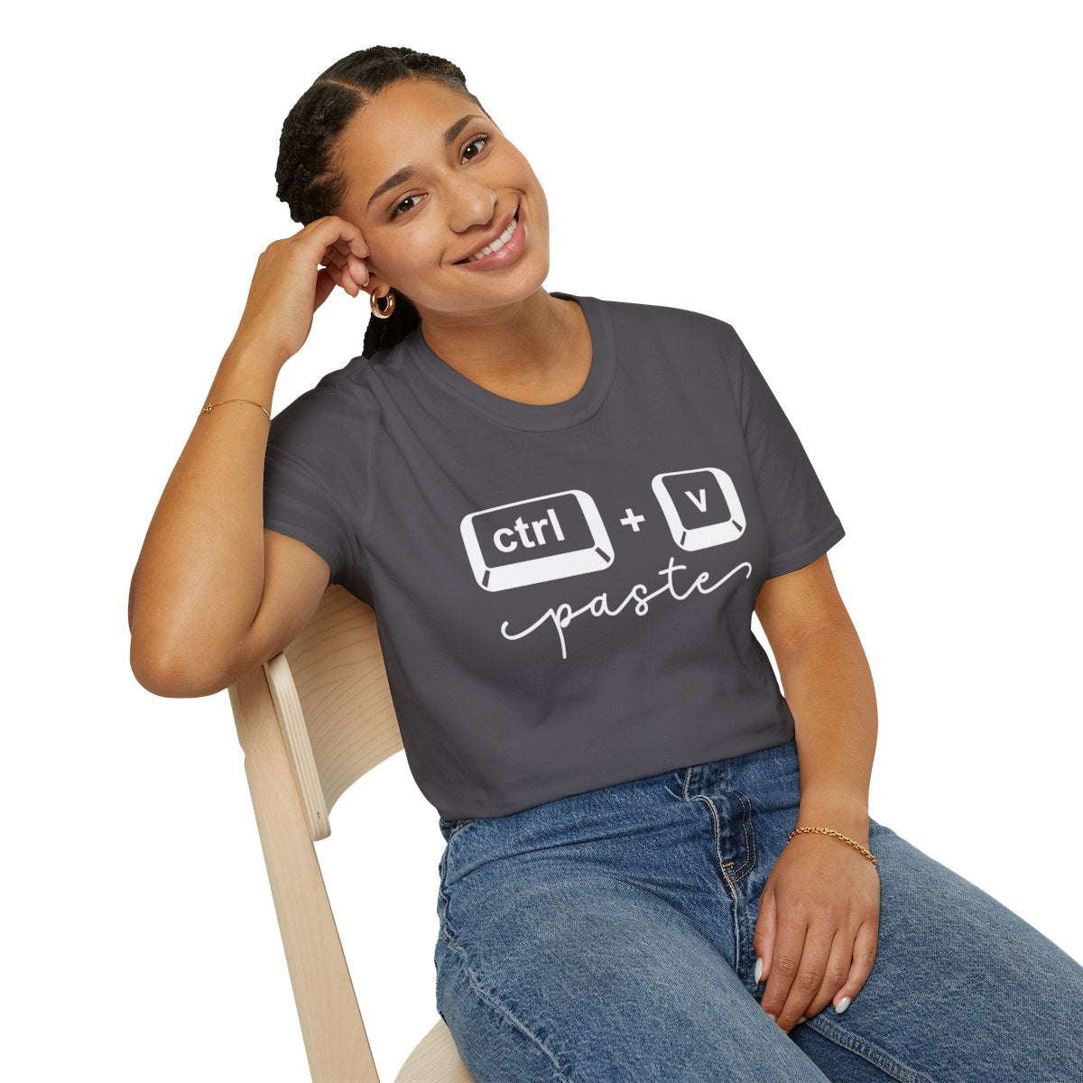 CTRL + V Adult Tee – The Paste to Dad’s Copy (Matching Family Shirts!)