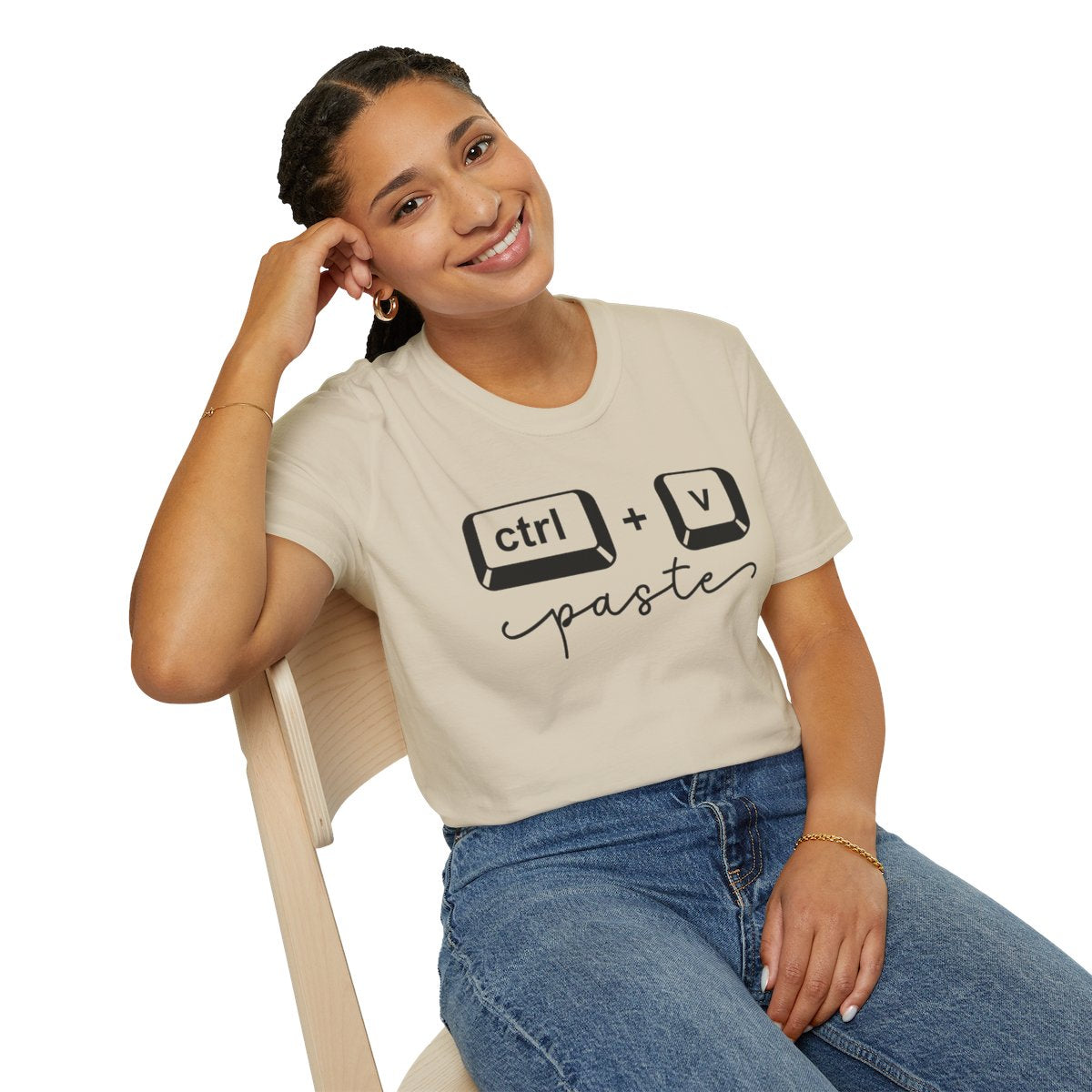 CTRL + V Adult Tee – The Paste to Dad’s Copy (Matching Family Shirts!)