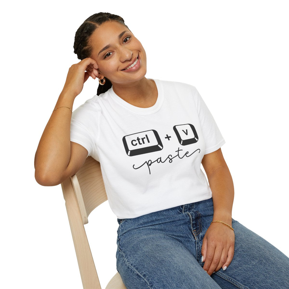 CTRL + V Adult Tee – The Paste to Dad’s Copy (Matching Family Shirts!)