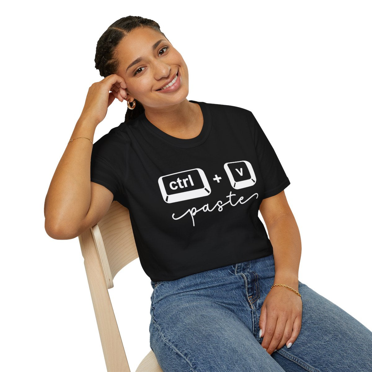 CTRL + V Adult Tee – The Paste to Dad’s Copy (Matching Family Shirts!)