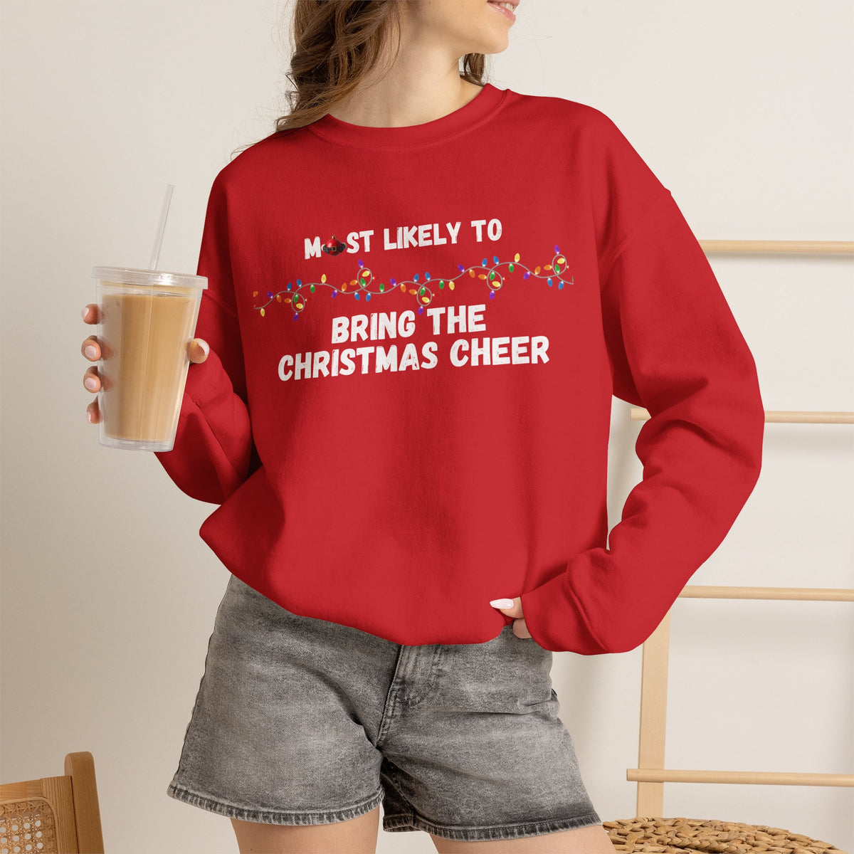 Most Likely To Christmas Spirit Edition (Dark Apparel) | Christmas Humor | Gift for Friends & Family