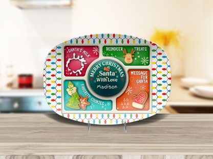Santa’s Platter – Personalized Christmas Eve Cookie Plate