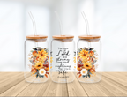 Scripture Wrap Glass Cup – 16 oz | Choose Your Design