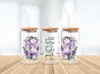 Scripture Wrap Glass Cup – 16 oz | Choose Your Design