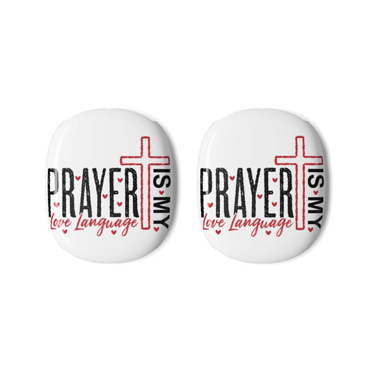 Prayer Is My Love Language – AirPods Max Cover | Premium Polycarbonate Protective Case | Gloss or Matte