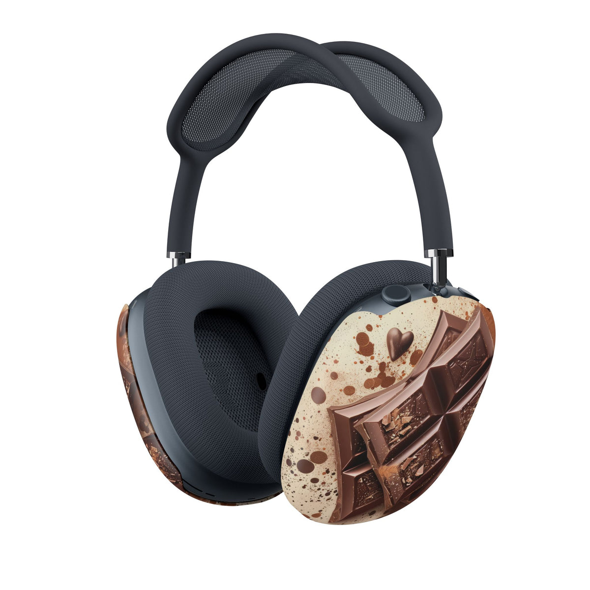 AirPods Max Covers – Cacao Noir Heart Splash Luxury Design