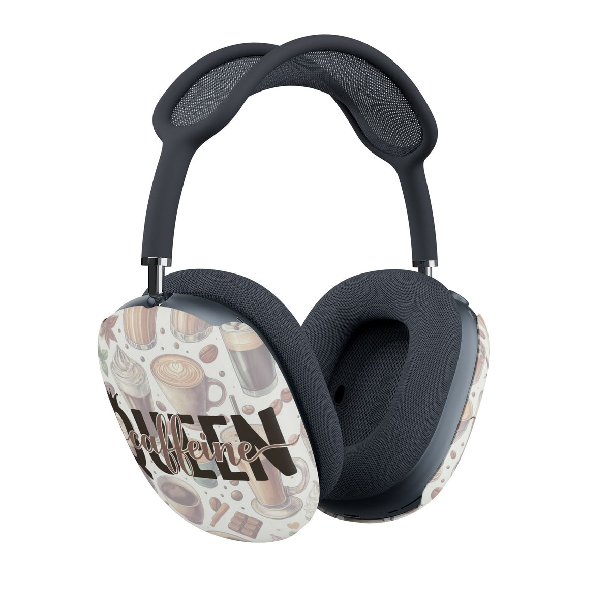Caffeine Queen AirPods Max Covers – Premium Polycarbonate Protective Case | Gloss or Matte Finish