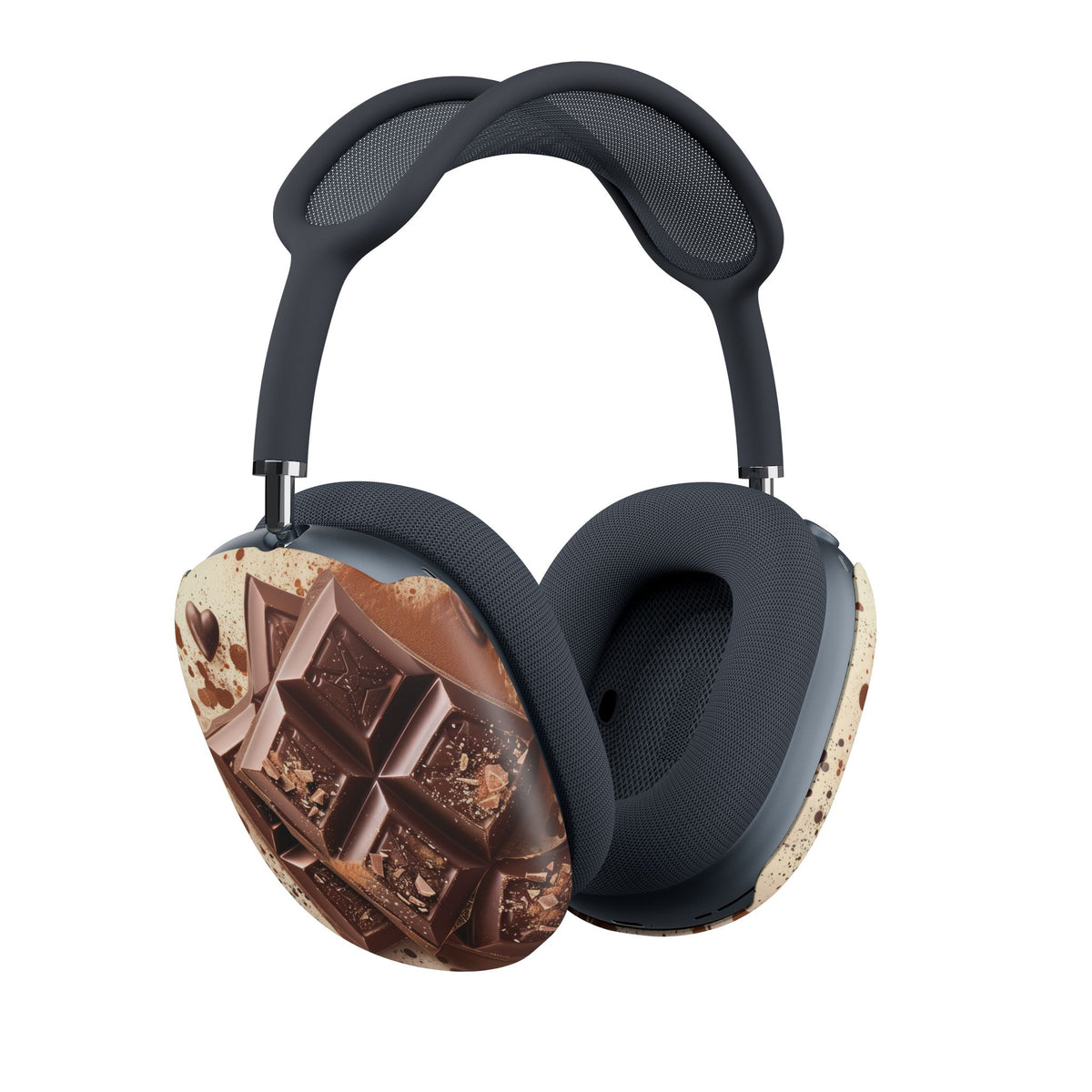 AirPods Max Covers – Cacao Noir Heart Splash Luxury Design