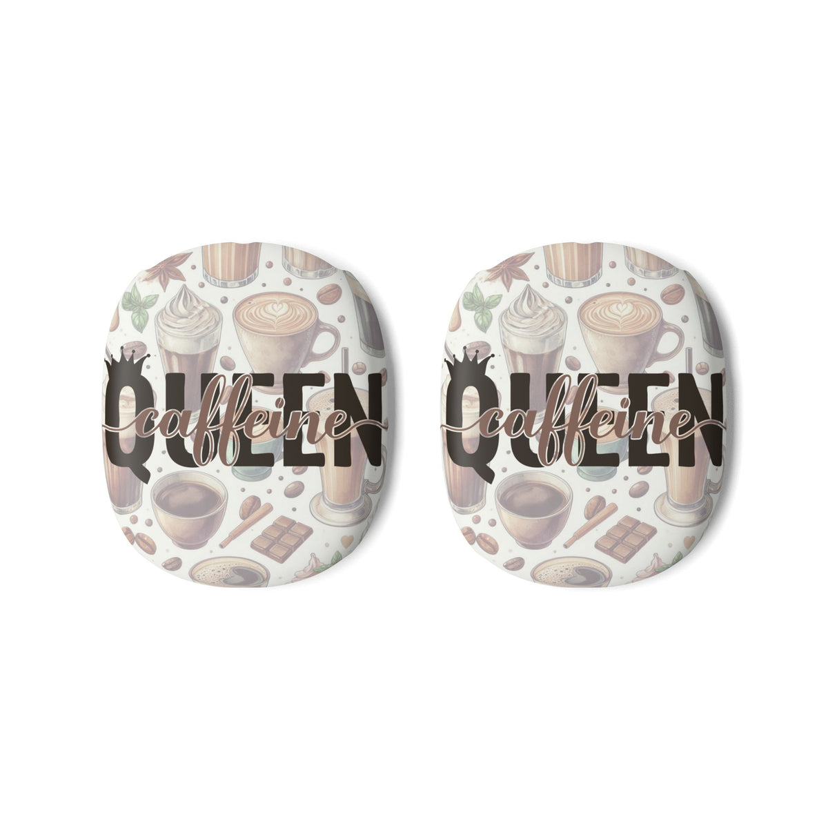 Caffeine Queen AirPods Max Covers – Premium Polycarbonate Protective Case | Gloss or Matte Finish