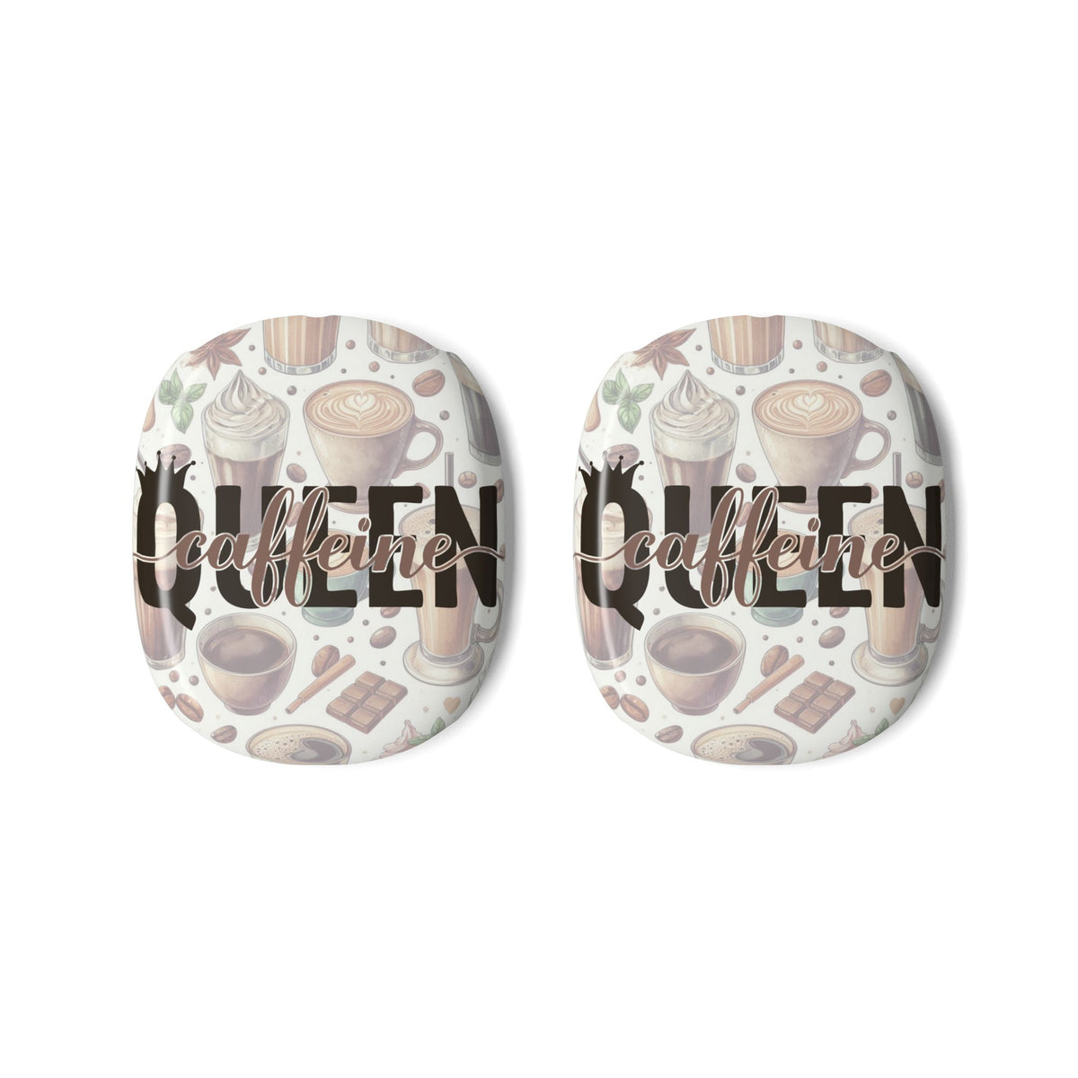 Caffeine Queen AirPods Max Covers – Premium Polycarbonate Protective Case | Gloss or Matte Finish