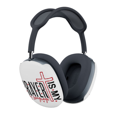 Prayer Is My Love Language – AirPods Max Cover | Premium Polycarbonate Protective Case | Gloss or Matte