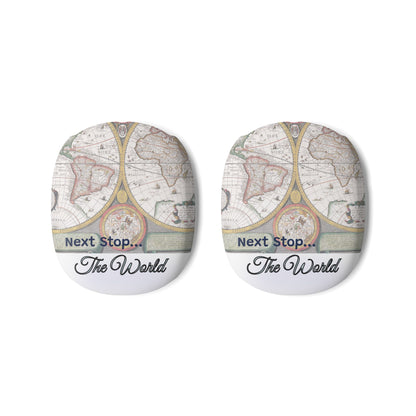 AirPods Max Covers – World Map “Next Stop: Anywhere” Travel Design