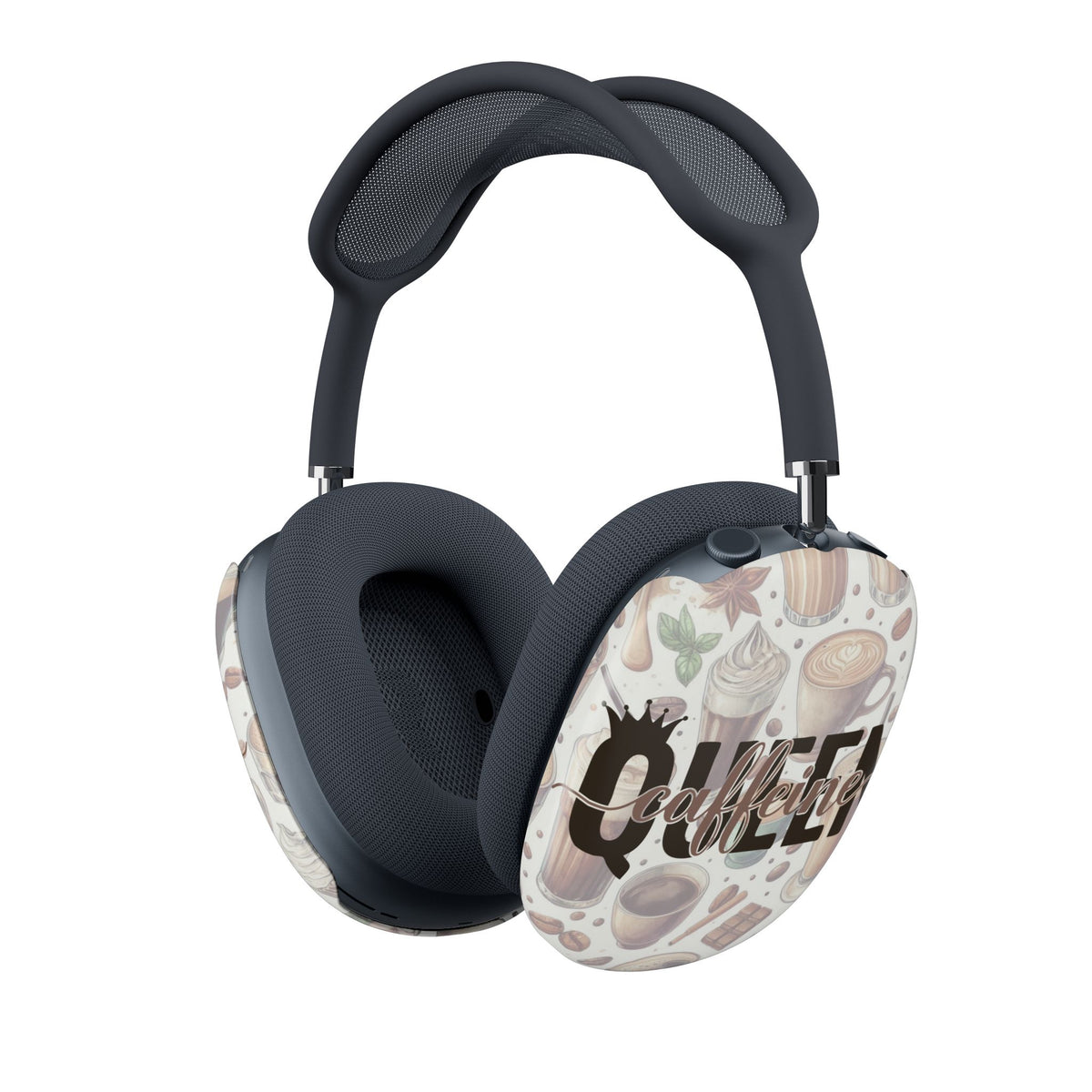Caffeine Queen AirPods Max Covers – Premium Polycarbonate Protective Case | Gloss or Matte Finish