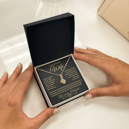 To My Beautiful Wife | Alluring Beauty Necklace | BG