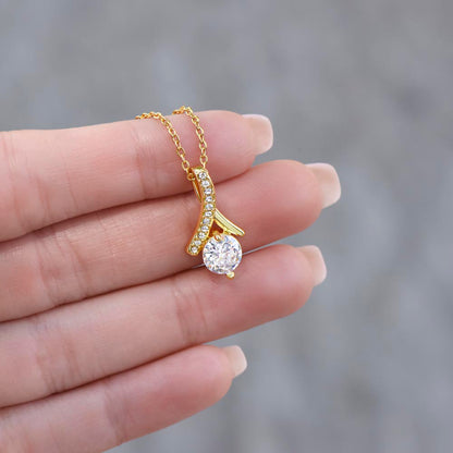To My Beautiful Wife | Alluring Beauty Necklace | BG