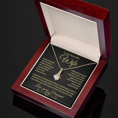 To My Beautiful Wife | Alluring Beauty Necklace | BG