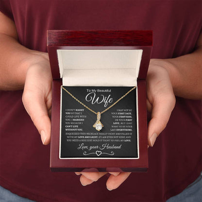 To My Beautiful WIfe | Alluring Beauty Necklace | BWS