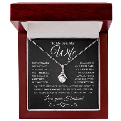 To My Beautiful WIfe | Alluring Beauty Necklace | BWS