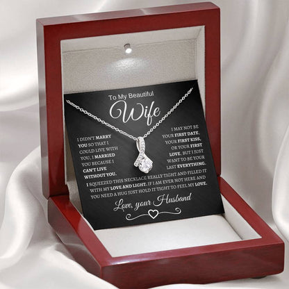 To My Beautiful WIfe | Alluring Beauty Necklace | BWS