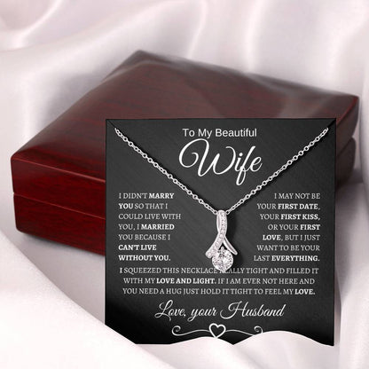 To My Beautiful WIfe | Alluring Beauty Necklace | BWS