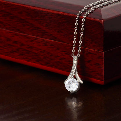 To My Beautiful Wife | Alluring Beauty Necklace | BG