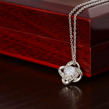 To My Gorgeous Wife | Love Knot Necklace | WBSF