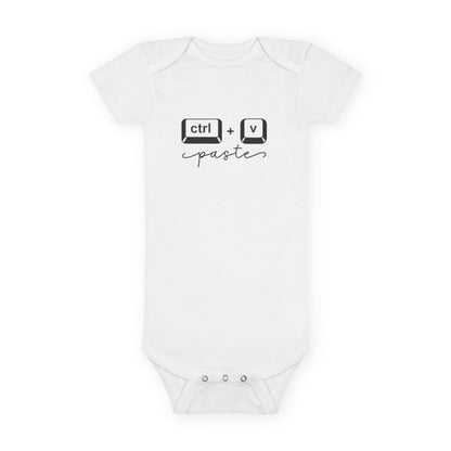 CTRL + V Baby Onesie® – The Paste to Dad’s Copy (Matching Family Outfit!)